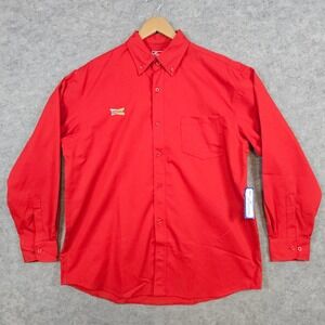 IQ Apparel Sonic Fast Food Restaurant Uniform Work Shirt Mens Size L Red NEW NWT